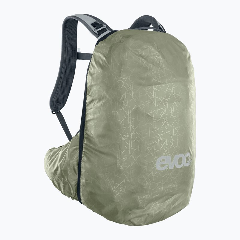 EVOC Trail Pro 26 л, камък/карбон, сива раница за велосипед 10