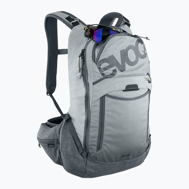 EVOC Trail Pro 16 л камък/карбон сива раница за велосипед 4
