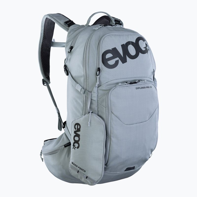 EVOC Explorer Pro 30 л сребриста раница за велосипед 4