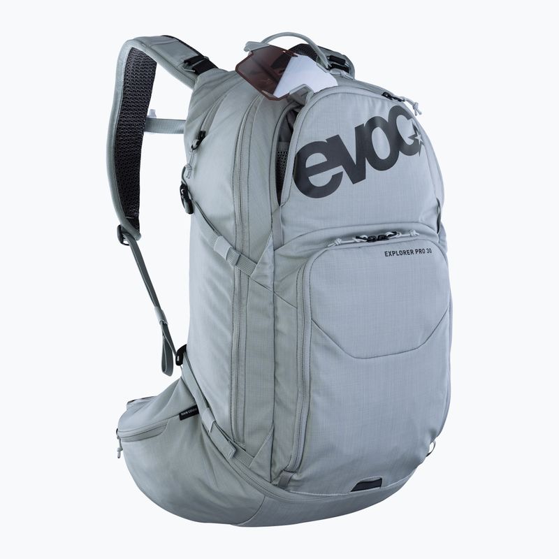 EVOC Explorer Pro 30 л сребриста раница за велосипед 5