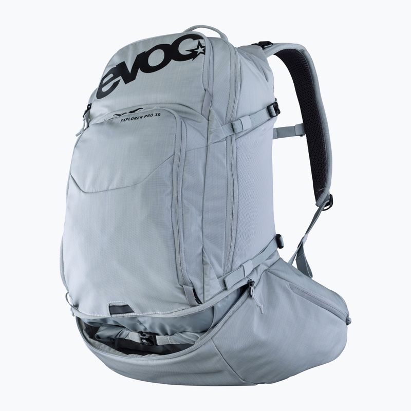EVOC Explorer Pro 30 л сребриста раница за велосипед 9