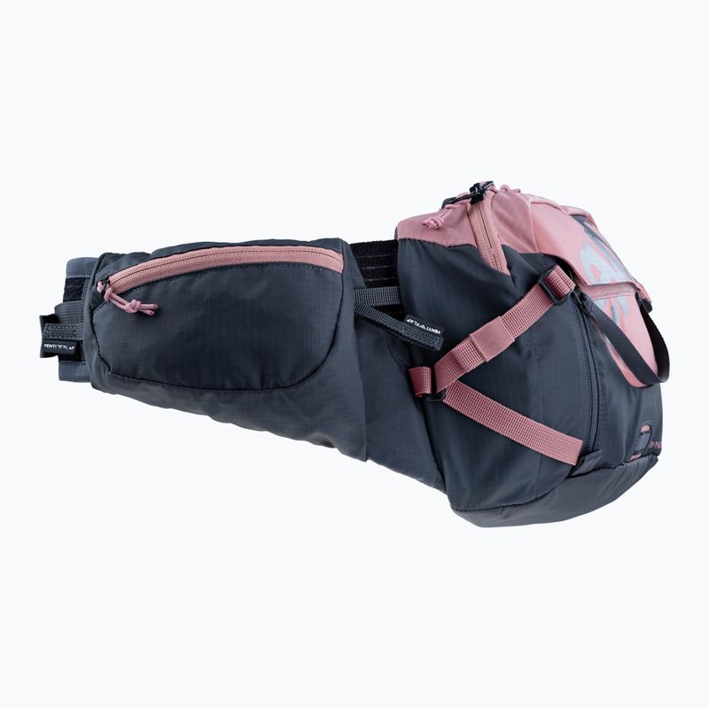 EVOC Hip Pack Pro 3 литров велосипеден бъбрек с 1,5-литров резервоар прашно розово/карбоново сиво 4