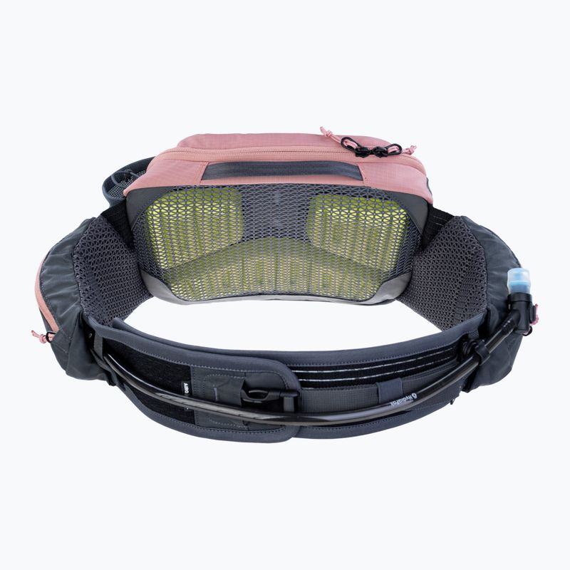 EVOC Hip Pack Pro 3 литров велосипеден бъбрек с 1,5-литров резервоар прашно розово/карбоново сиво 6