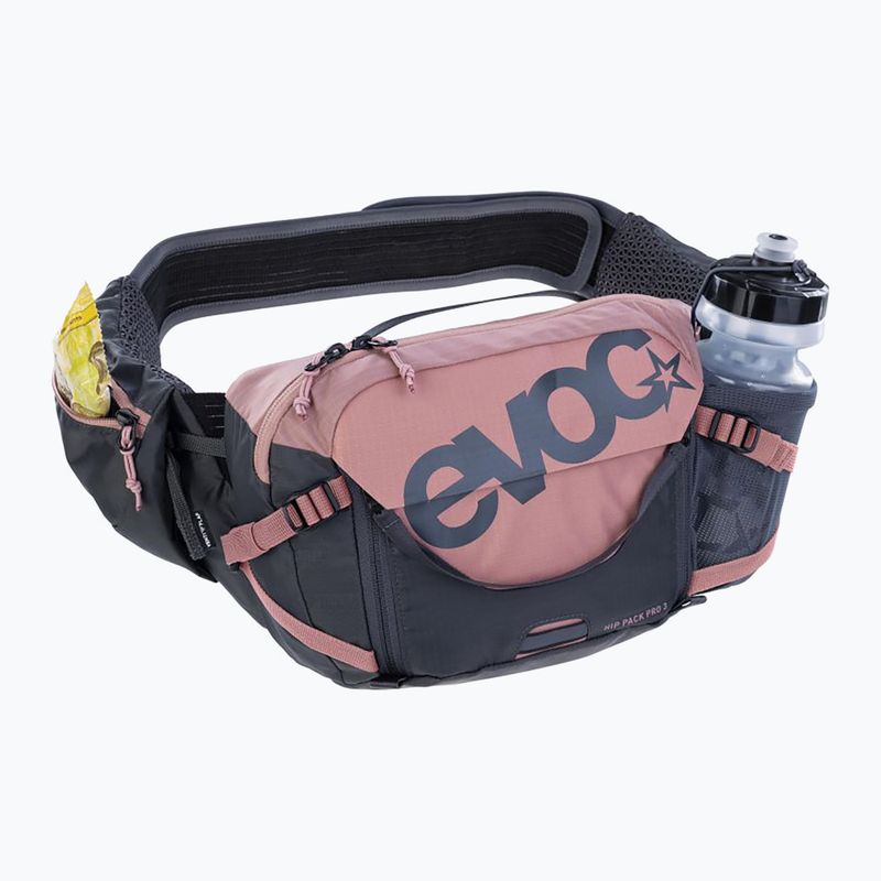 EVOC Hip Pack Pro 3 л прашно розово/карбоново сиво куфар за велосипед 7