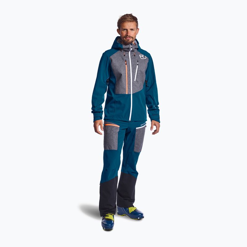 Мъжко софтшел яке Ortovox Pordoi navy blue 60173 2