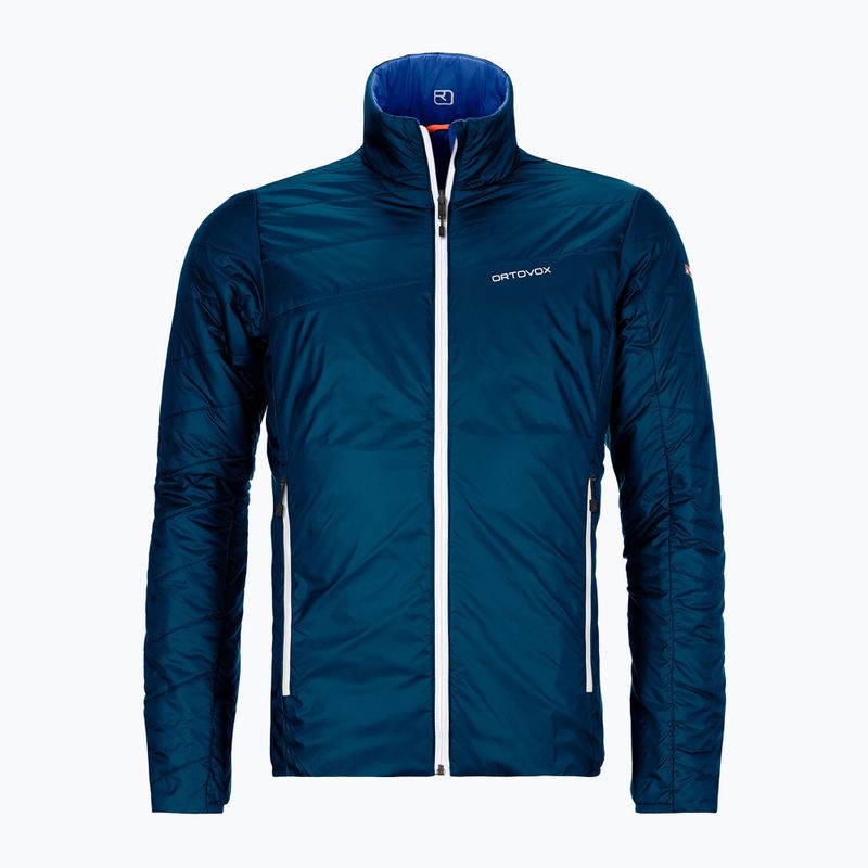Мъжко хибридно яке Ortovox Swisswool Piz Boval blue reversible 6114100041 8