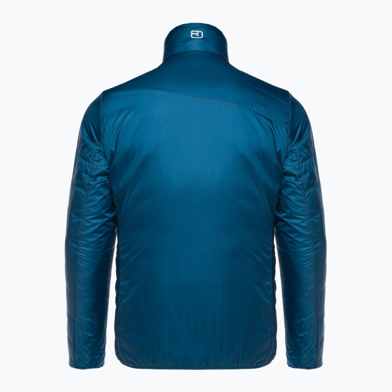 Мъжко хибридно яке Ortovox Swisswool Piz Boval blue reversible 6114100041 4