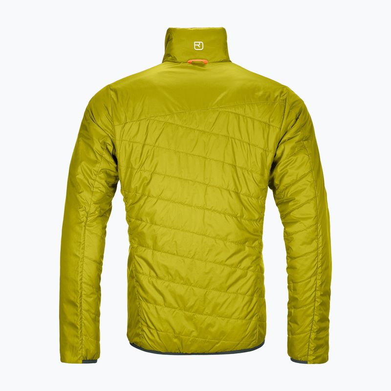 Мъжко хибридно яке Ortovox Swisswool Piz Boval green reversible 6114100052 2