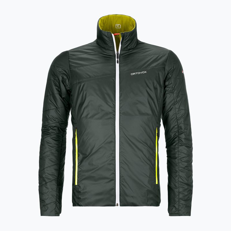 Мъжко хибридно яке Ortovox Swisswool Piz Boval green reversible 6114100052 3