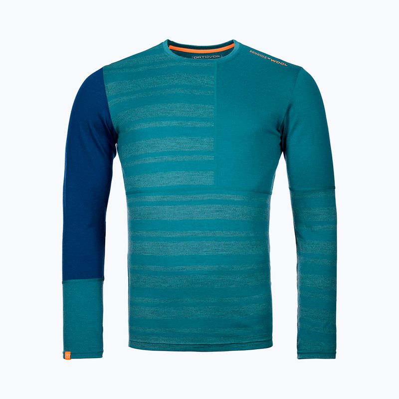 Мъжки термални тениски ORTOVOX 185 Rock'N'Wool green 8410200006