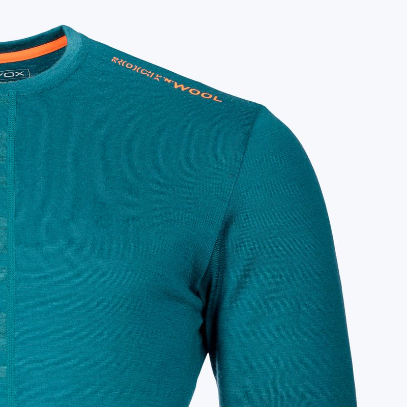 Мъжки термални тениски ORTOVOX 185 Rock'N'Wool green 8410200006 2