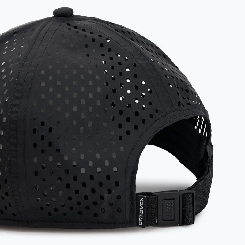 Ortovox Logo Air Trucker черна гарванска бейзболна шапка 4