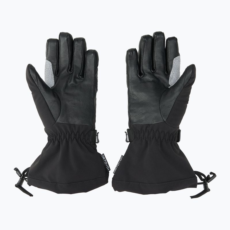Мъжки скиорски ръкавици ORTOVOX Merino Mountain black raven 2