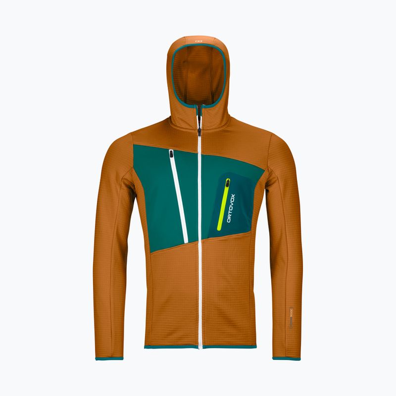 Мъжки потник ORTOVOX Fleece Grid Hoody sly fox trekking sweatshirt 9