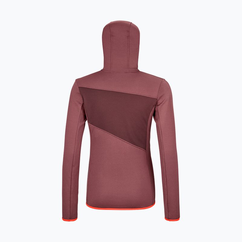 Дамски потник за трекинг ORTOVOX Fleece Grid Hoody mountain rose 11