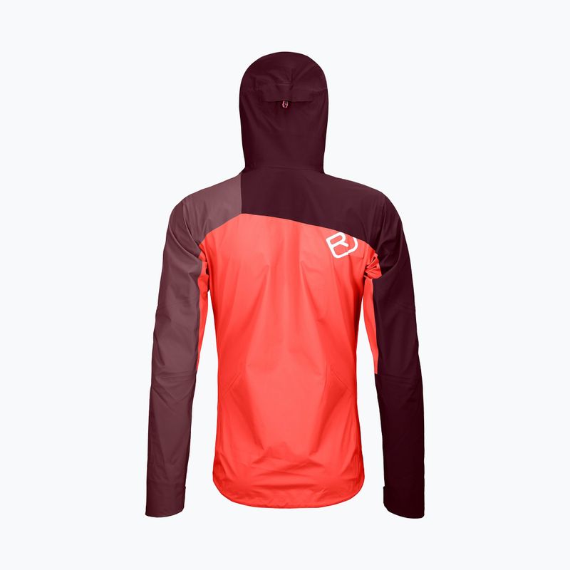 Дъждобран за жени ORTOVOX Westalpen 3L Light coral 6
