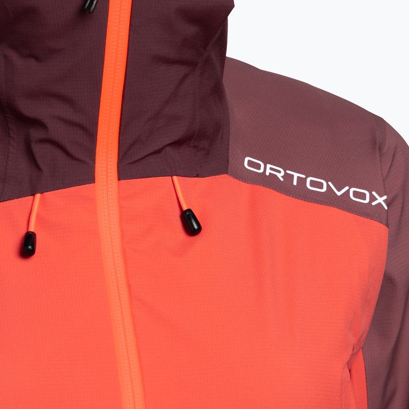 Дъждобран за жени ORTOVOX Westalpen 3L Light coral 3