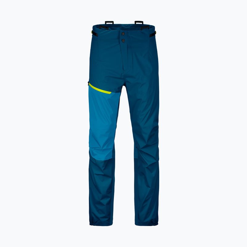 Мъжки панталони с мембрана ORTOVOX Westalpen 3L Light petrol blue 5