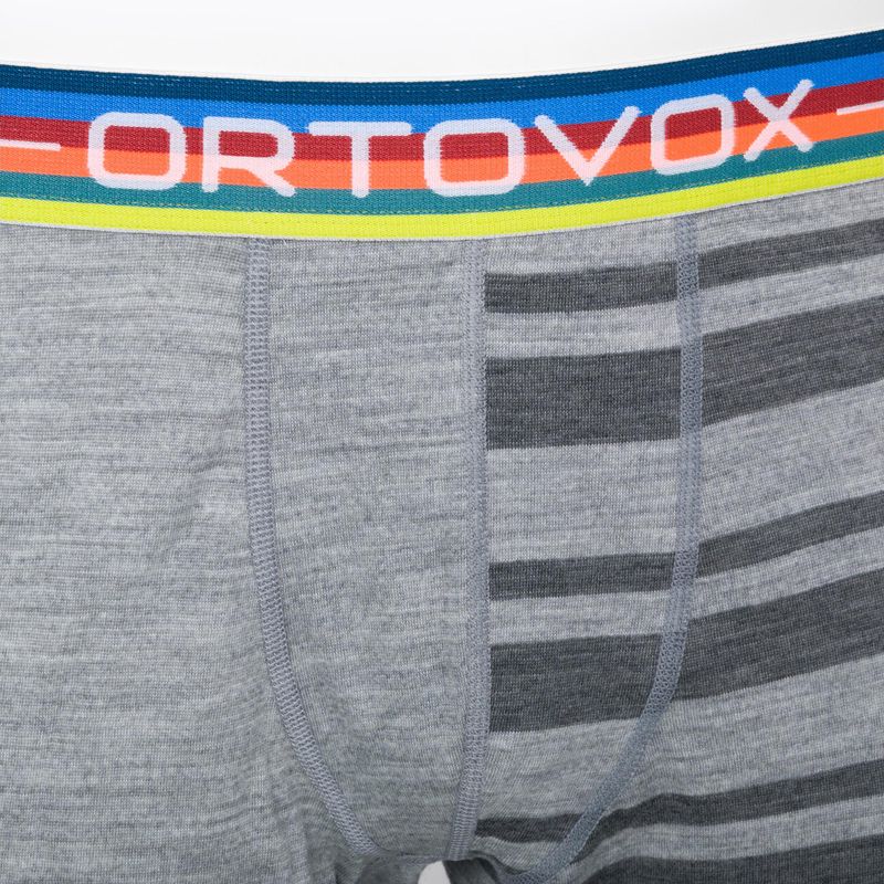 Мъжки термални боксерки Ortovox 185 Rock'N'Wool сив 8413200021 3