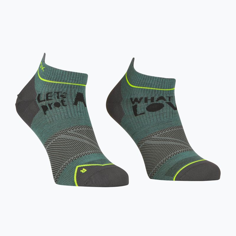 Мъжки чорапи за трекинг ORTOVOX Alpine Light Low grey 5489000003 5