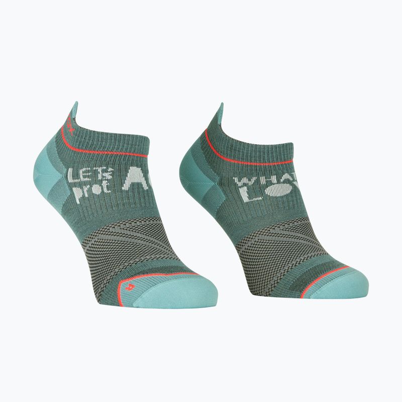 Дамски чорапи за трекинг ORTOVOX Alpine Light Low grey 5479000001 5