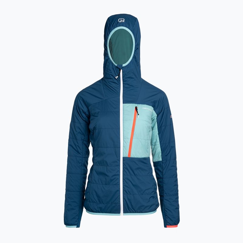 Дамско хибридно яке ORTOVOX Swisswool Piz Duan, синьо 6122700037