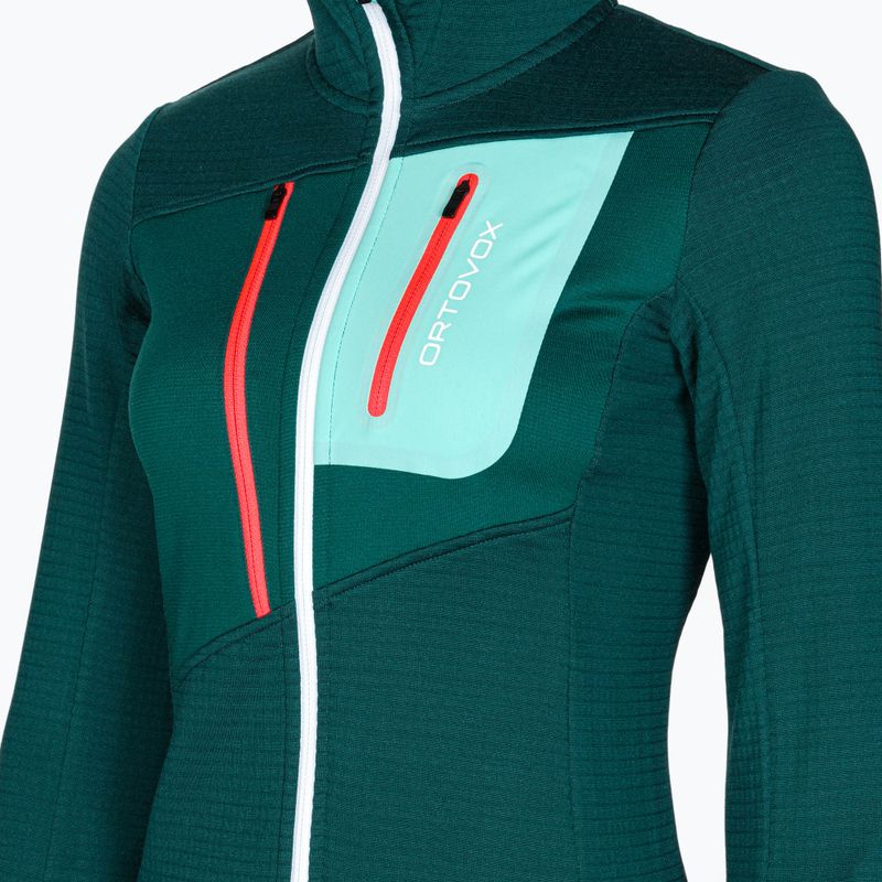 Дамски потник за трекинг Ortovox Fleece Grid Hoody dark pacific 87201 3