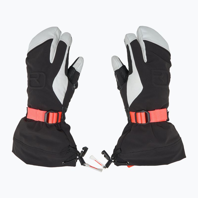 Дамски скиорски ръкавици ORTOVOX Merino Freeride 3 Finger black raven 3
