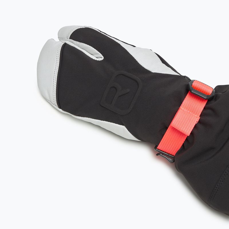 Дамски скиорски ръкавици ORTOVOX Merino Freeride 3 Finger black raven 4