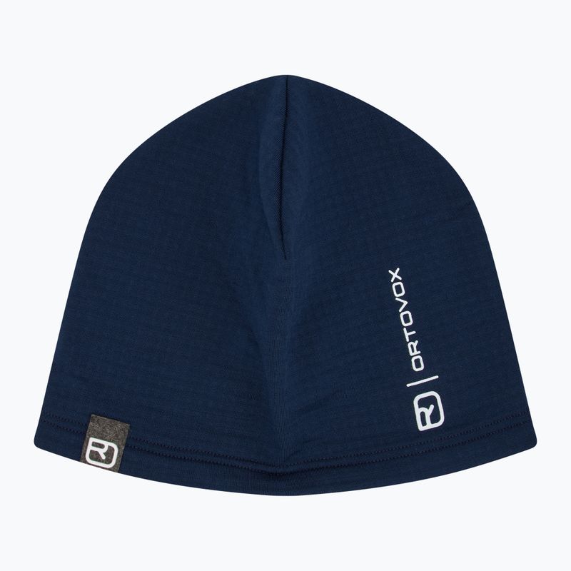 Зимна шапка ORTOVOX Fleece Grid deep ocean