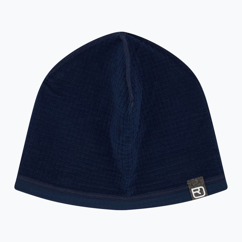 Зимна шапка ORTOVOX Fleece Grid deep ocean 4