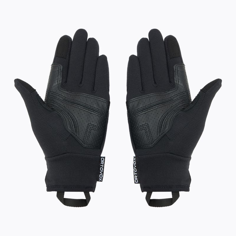 Дамски ръкавици за скитуринг ORTOVOX Fleece Light black raven 2