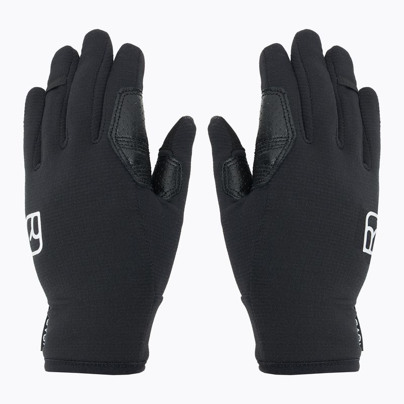 Дамски ръкавици за скитуринг ORTOVOX Fleece Light black raven 3
