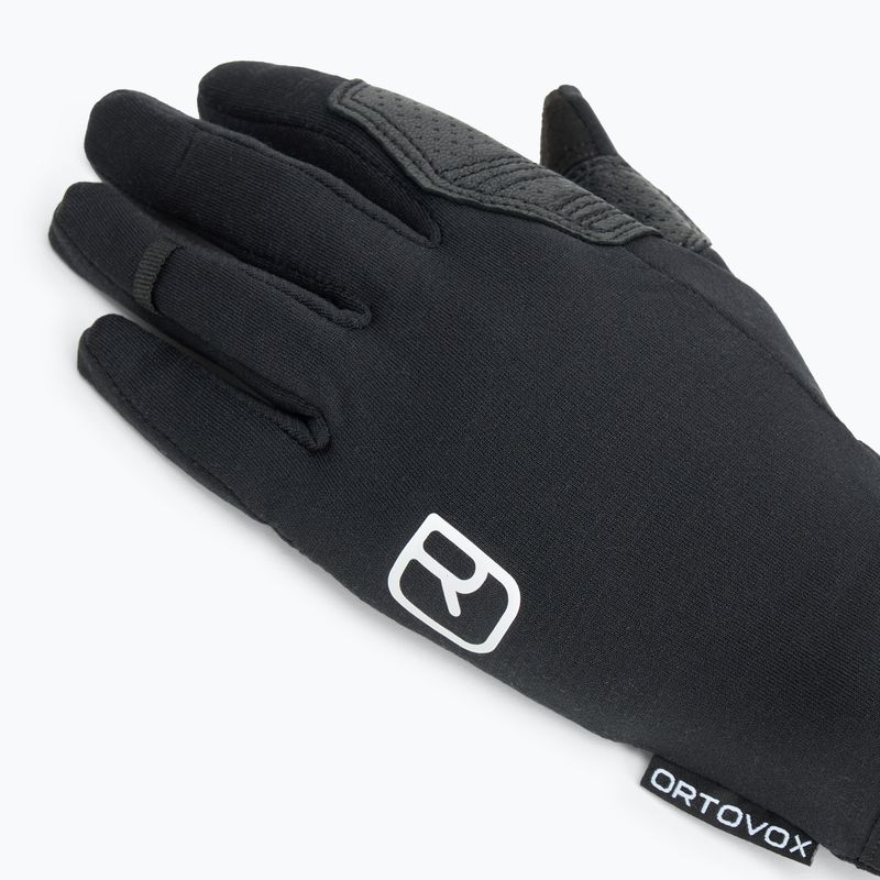 Мъжки ръкавици за скитуринг ORTOVOX Fleece Light black raven 5