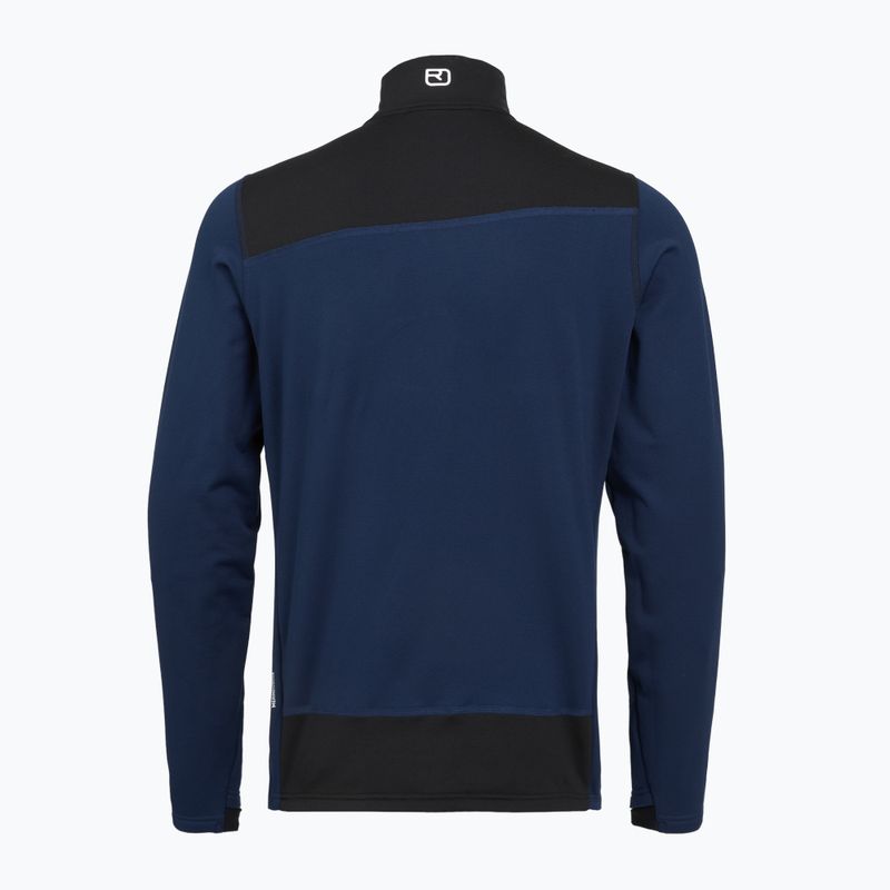 Мъжки суитшърт ORTOVOX Fleece Light deep ocean 2
