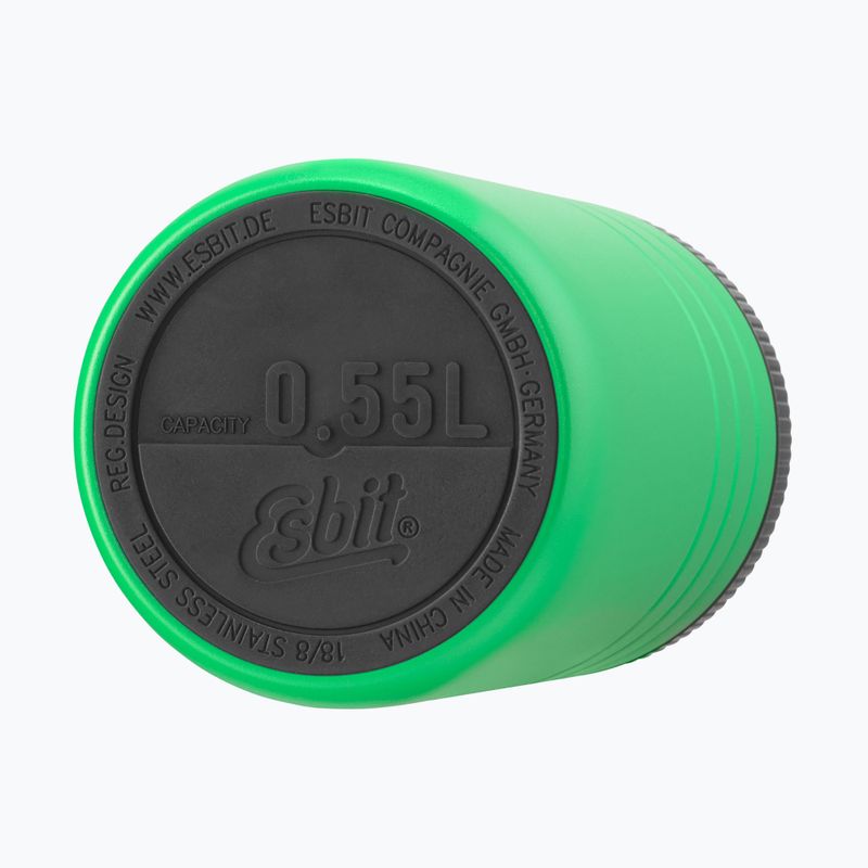 Esbit Majoris Термос за храна от неръждаема стомана 550 мл ябълка зелен 4