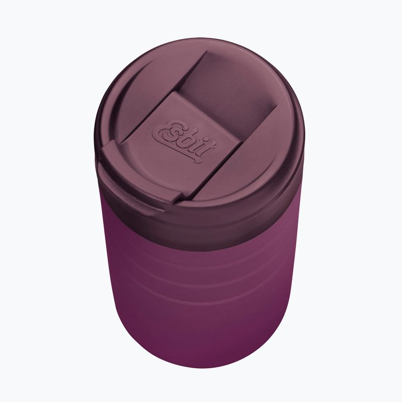 Термо чаша Esbit Majoris Stainless Steel Thermo Mug With Flip Top 450 ml berry 2