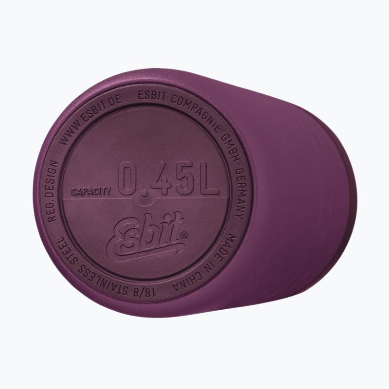 Термо чаша Esbit Majoris Stainless Steel Thermo Mug With Flip Top 450 ml berry 3