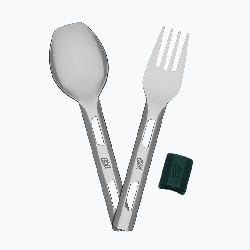 Термос за храна с прибори Esbit Stainless Steel Food Jug 500 ml forest green 8