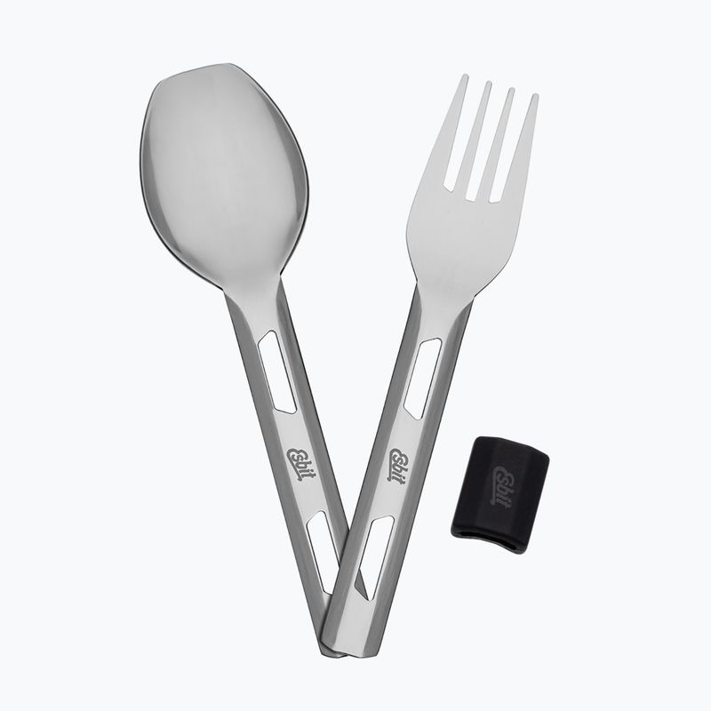 Термос за храна с прибори Esbit Stainless Steel Food Jug 750 ml black 9