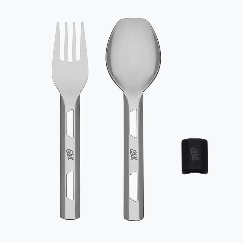 Термос за храна с прибори Esbit Stainless Steel Food Jug 750 ml black 10