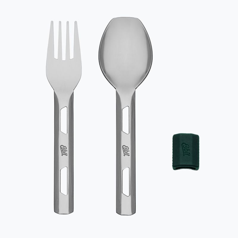 Термос за храна с прибори Esbit Stainless Steel Food Jug 750 ml forest green 8