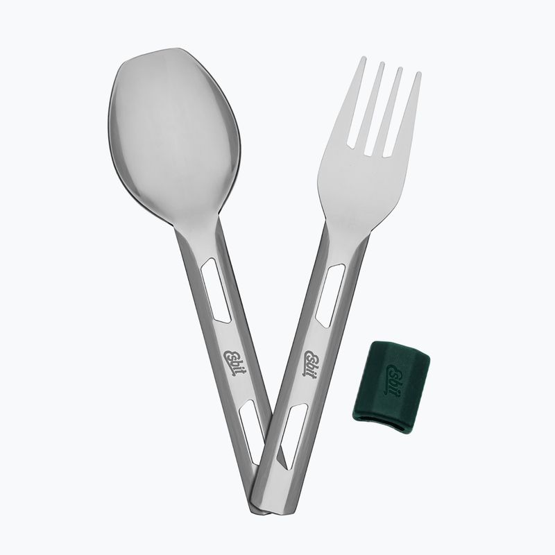 Термос за храна с прибори Esbit Stainless Steel Food Jug 750 ml forest green 9