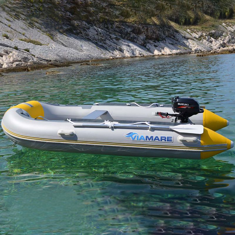 Viamare 330 S 5-местен понтон с палуба сиво-жълт 1126154 3