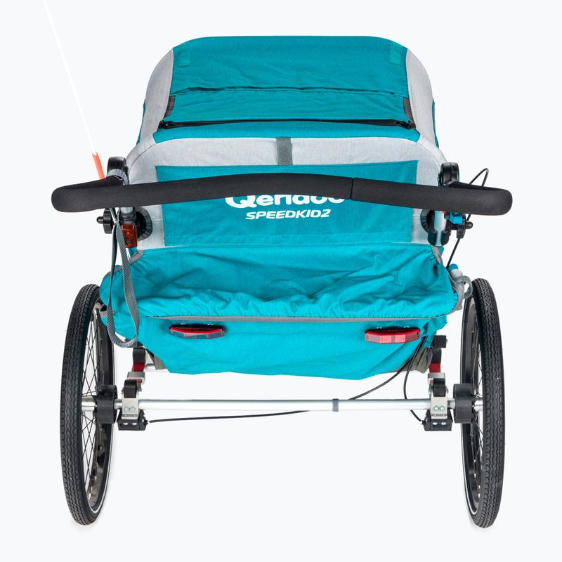 Qeridoo Speedkid2 двойно ремарке за велосипед, синьо Q-SK2-21-P 5