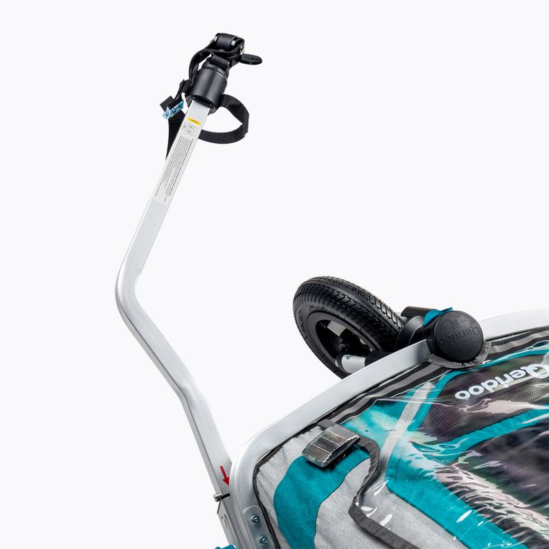 Qeridoo Speedkid2 двойно ремарке за велосипед, синьо Q-SK2-21-P 7