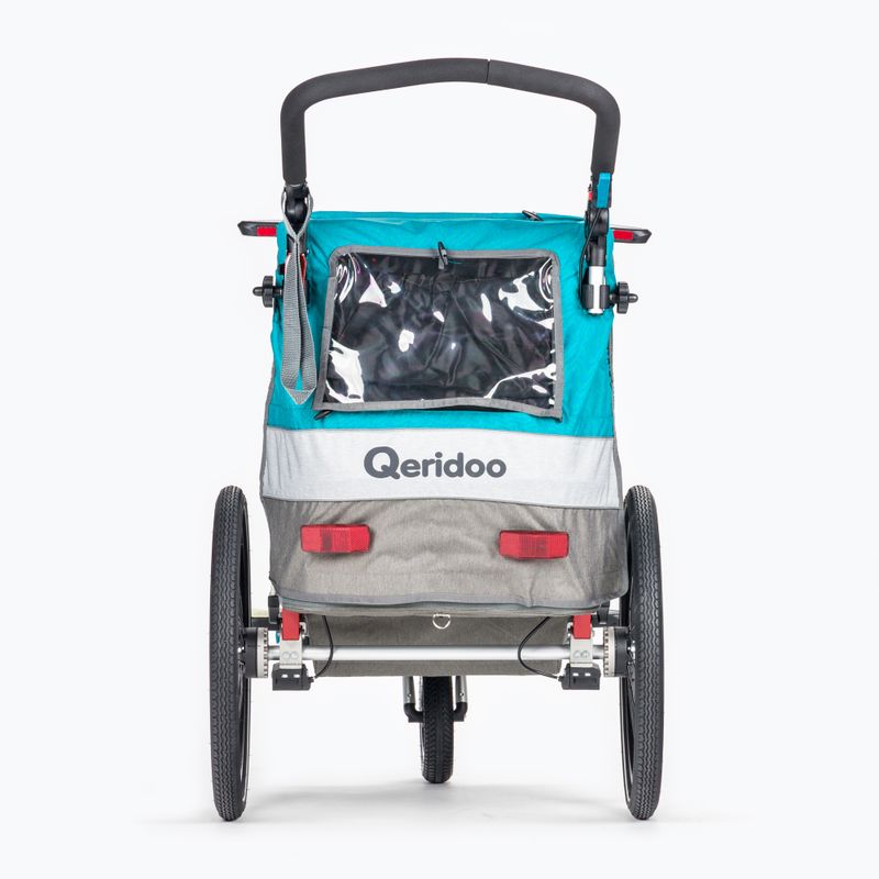 Едноместно ремарке за велосипед Qeridoo Sportrex1 синьо Q-SR1-21-P 4