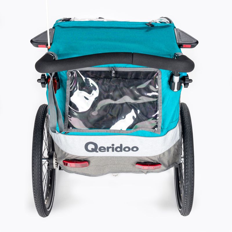 Едноместно ремарке за велосипед Qeridoo Sportrex1 синьо Q-SR1-21-P 5