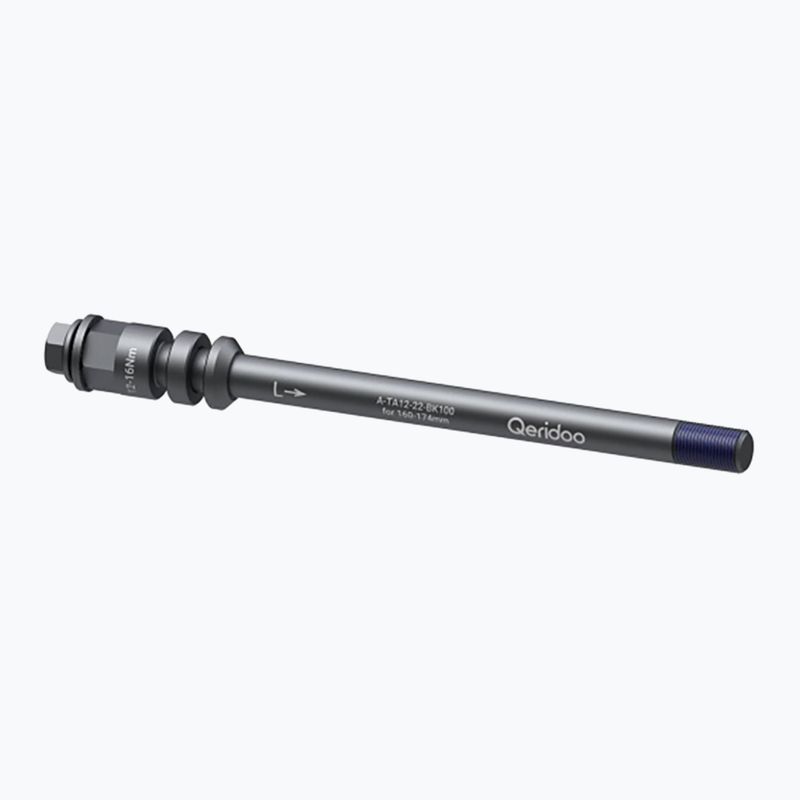 Адаптер за ремарке Qeridoo M12x1.0mm твърда ос сребърен