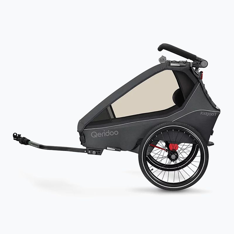 Ремарке за велосипед Qeridoo Kidgoo 1 dark steel grey 3